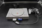 Sony Playstation 1 PS1 Console w/ Controller, Memory Card, & RFU Adaptor ZM192