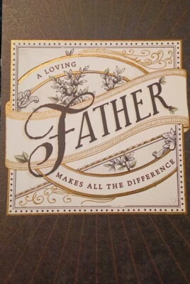 Tarjeta del día del padre sincera para papá o padre F24 Foto 1 de 3