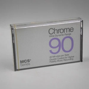 MCS Series Chrome 90 nastro audiocassetta vuoto vintage JC Penney Japan - Foto 1 di 8