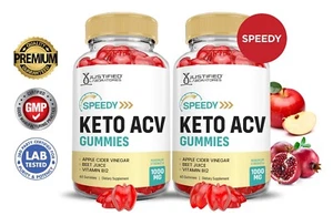 Speedy Keto ACV Gummies 1000MG Apple Cider Vinegar 120 Gummys - Picture 1 of 5