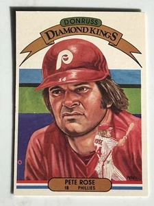 1982 Donruss Diamond Kings #1 Pete "Charlie Hustle" Rose - Picture 1 of 2