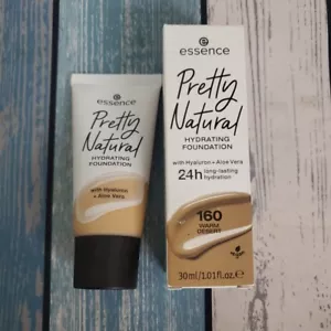 Essence Pretty Natural Hydrating Foundation Hyaluronic&Aloe Vera~160 Warm Desert - Picture 1 of 11