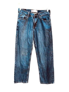 Authentics Signature Levi Strauss Mens Relaxed Fit Blue Jeans 30x30 - Picture 1 of 5