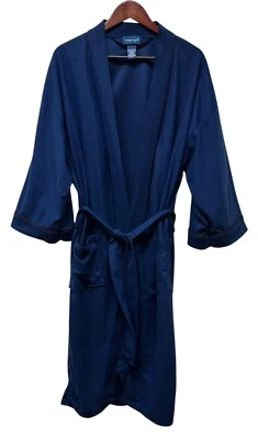 Abrigo de casa vintage Towncraft azul para fumar talla única hecho en EE. UU. Foto 1 de 4