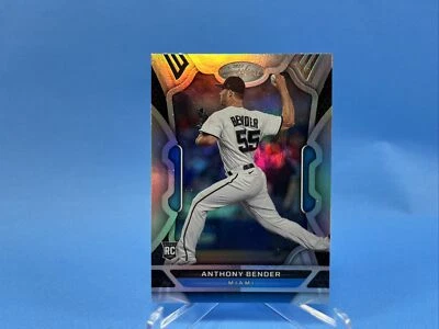 ANTHONY BENDER 2022 PANINI CHRONICLES CERTIFIED ROOKIE RC MIAMI MARLINS - Image 1 of 2