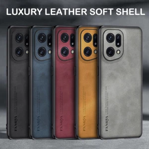 Case For OPPO Find X5 Pro X3 Lite X2 Leather Hybrid Slim Shockproof Phone Cover - Picture 1 of 17