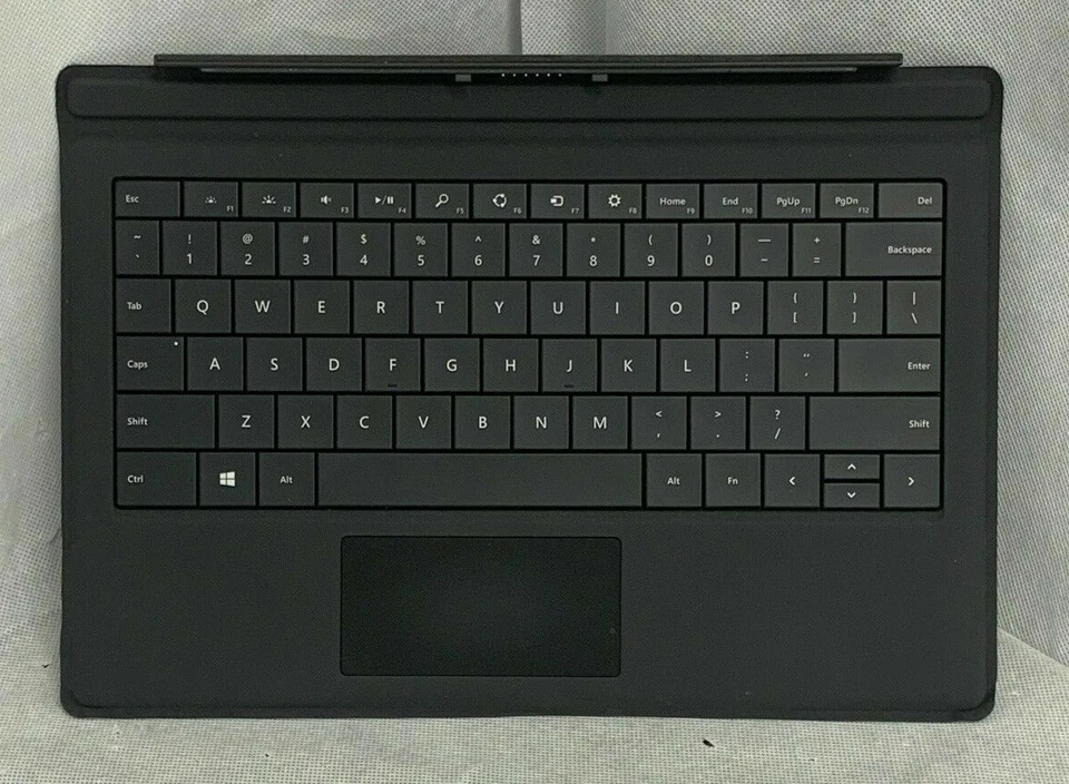 Genuine Microsoft Surface Pro 3 4 5 6 7 Black Type Cover Keyboard (1644/1709) Foto 1 de 4