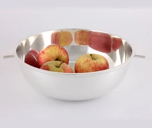 Vintage Christofle Silver Plated Two Handled Fruit Bowl. Art Deco Style Nut Dish - Picture 1 of 12