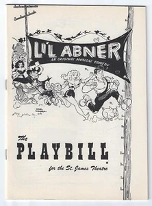 Original Playbill 1957 Li'l Abner at The St. James Theatre - Picture 1 of 3