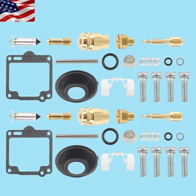 2X Carburetor Carb Repair Rebuild Kit Set for Yamaha Virago 750 XV750 1988-1997 - Image 1 of 4
