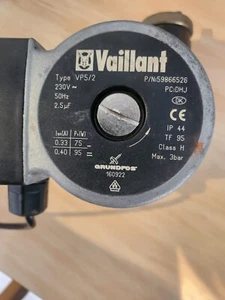 Vaillant Grundfos VP5/2 Kesselpumpenkopf 230V Teile-Nr: 59866526 Originalware - Bild 1 von 4