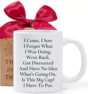 I Came I Saw I Forgot What I Was Doing Coffee Mug - Birthday Gifts For Old Pe... - Picture 1 of 5