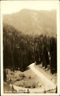 Rppc Teton Pass Wyoming Aerial View 1904-1950 Real Photo Postcard