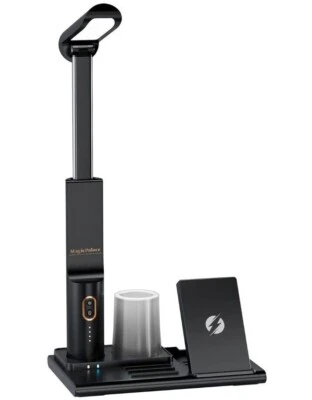 ** LED Desk Lamp Wireless Charger for Home Office (Black) ** New!! - Image 1 of 4