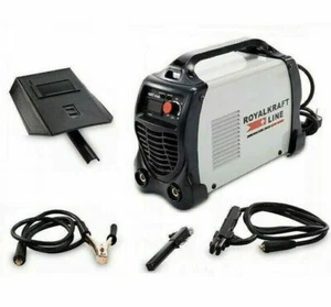 Saldatrice Elettrica Saldatore Inverter 300A RoyalKraft Maschera Elettrodi cavo - Foto 1 di 2