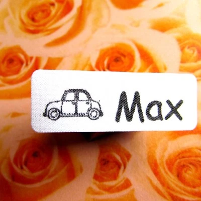 Verschiedene Motiv Wäscheschilder, Wäscheetiketten Namensschilder selbstklebend - Bild 1 von 4