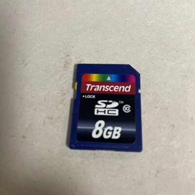 Transcend 8GB SDHC Flash Memory Card @CPU49 - Image 1 of 2