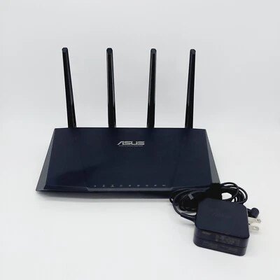 ASUS RT-AC87R AC2400 Dual Band Gigabit WiFi 4K UHD Router Tested Working - Image 1 of 4