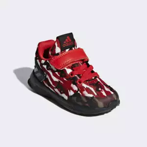 new adidas RAPIDARUN SpiderMan EL Infant Toddler Shoes sz 5k red sneakers - Picture 1 of 10