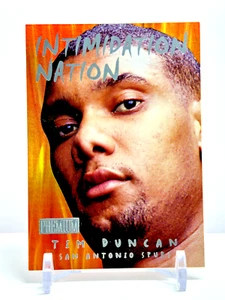 1998 Skybox Premium Intimidation Nation Tim Duncan San Antonio Spurs No. 10 - Picture 1 of 2