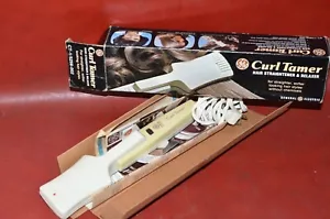 Vintage GE Lockenzähmer flaches Eisen Haarglätter Relaxer allgemein elektrisch tragbar - Bild 1 von 9