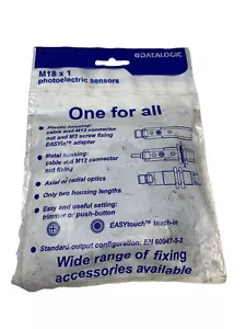 Datalogic S50-PR-5-B01-PP S50PR5B01PP M18 Photoelectric Sensor - Picture 1 of 2