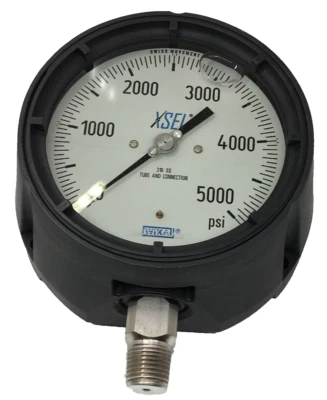 50492985 WIKA Pressure gauge; 233.34 4.5 5000PSI 1/2 LSG; 1/2" NPT lower mount;  - Image 1 of 4