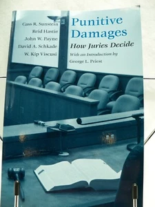 Punitive Damages How Juries Decide Sunstein Hastie Payne Schkade law books - Imagen 1 de 5