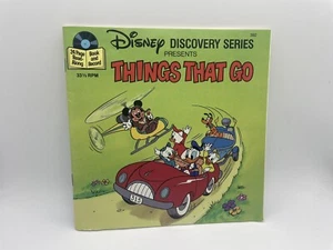 Vintage Disney Discovery Series presents Things That Go Book & Record - Picture 1 of 3