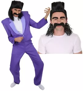 Costume cosplay da uomo Cattivissimo Me 3 Balthazar Bratt, parrucca e baffi, HC-DME - Foto 1 di 41