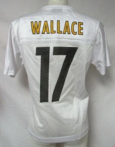 Pittsburgh Steelers Womens Size Small Wallace #17 Super Bowl XLV Jersey A1 2298 - Picture 1 of 4