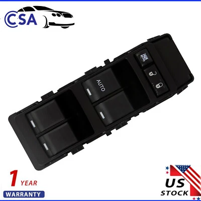 LH Black Master Power Window Switch for Dodge Dakota Jeep Compass Chrysler 200 Foto 1 de 4