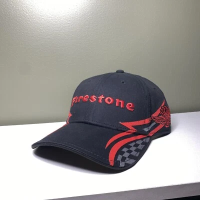 Sombrero ajustado negro Indianapolis Motor Speedway Firestone The Game Foto 1 de 4