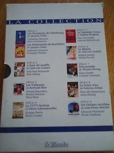 // NEUF DVD LOT COFFRET n° 1 10 films Collection Le MONDE MELVILLE,GODARD, DEMY - Picture 1 of 1