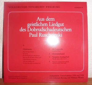 Aus dem geistl. Liedgut des Dobrudschadeutschen Paul Ruscheinski Donauschwaben - Imagen 1 de 1