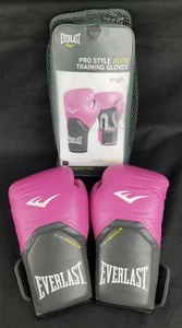 EVERLAST Womens PRO STYLE ELITE TRAINING GLOVES Pink 12 oz BAG, MITT, SPARRING  - Picture 1 of 7