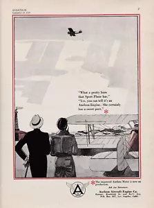 1929 Axelson Aircraft Engine Ad 10/23/2024h - Picture 1 of 1