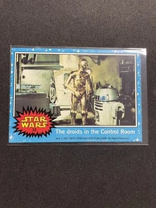 1977 Topps Star Wars #33 "The Droids in the Control Room" Set Break - Picture 1 of 2