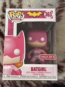 Funko Pop DC Heroes Batgirl Cancer Awareness 363 Target Exclusive Batman NEW - Picture 1 of 2