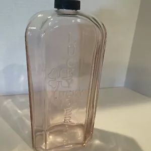 Lucky Brand, Lucky You, Display, große rosa Flasche leer, 10 Zoll hoch, selten - Bild 1 von 9