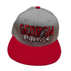University of Georgia Bulldgos Dawgs TOW Snapback Mütze grau rot neu ohne Etikett Druckknopf - Bild 1 von 9