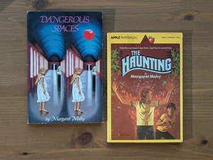 2pk Dangerous Spaces & Haunting by Margaret Mahy Vintage Paperbacks Book Set Lot - Bild 1 von 3