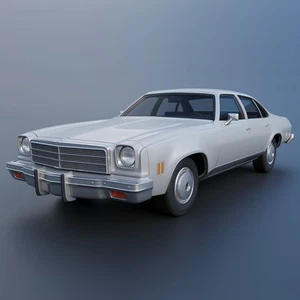 Scala 1/25 resina stampata in 3d 1974 Chevrolet Malibu 4 porte - Foto 1 di 5