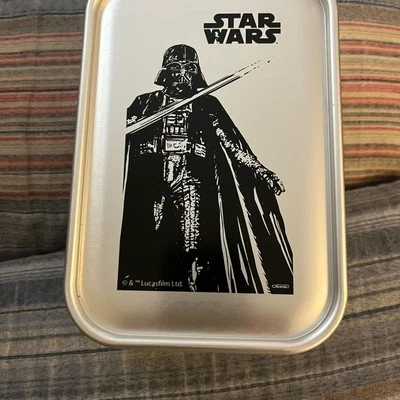 Star Wars Lunch Box Silver Tin Box. - Image 1 of 4