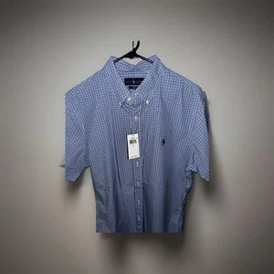 NWT Ralph Lauren Classic Slim Fit Button Down Short Sleeve Shirt Size Large - Picture 1 of 7
