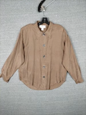 Camisa Top Sophisticates Jonathan Martin Mujer Mediana Seda Abotonada Foto 1 de 4