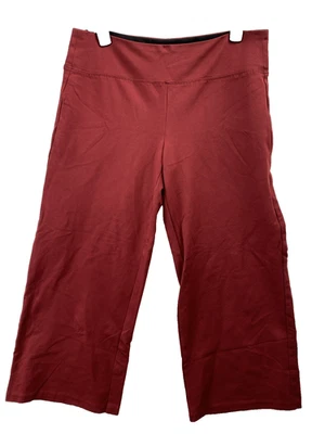 Pantalones para mujer Style & Co marrón talla XL pierna ancha cintura ancha tiro alto Foto 1 de 4