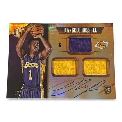 D’Angelo Russell 2015-16 Panini Gold Standard RPA Rookie Patch Auto /99 Lakers - Image 1 of 2