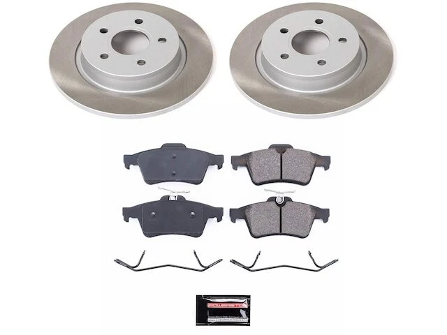 Kit de pastillas de freno trasero y rotor para Volvo V50 2006-2011 2007 2008 2009 2010 PR146GW Foto 1 de 1
