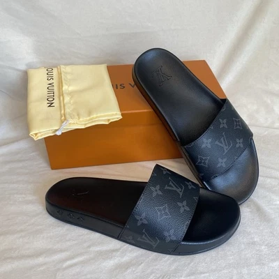 Louis Vuitton Waterfront Mule Men's Slides - Eclipse - Image 1 of 4